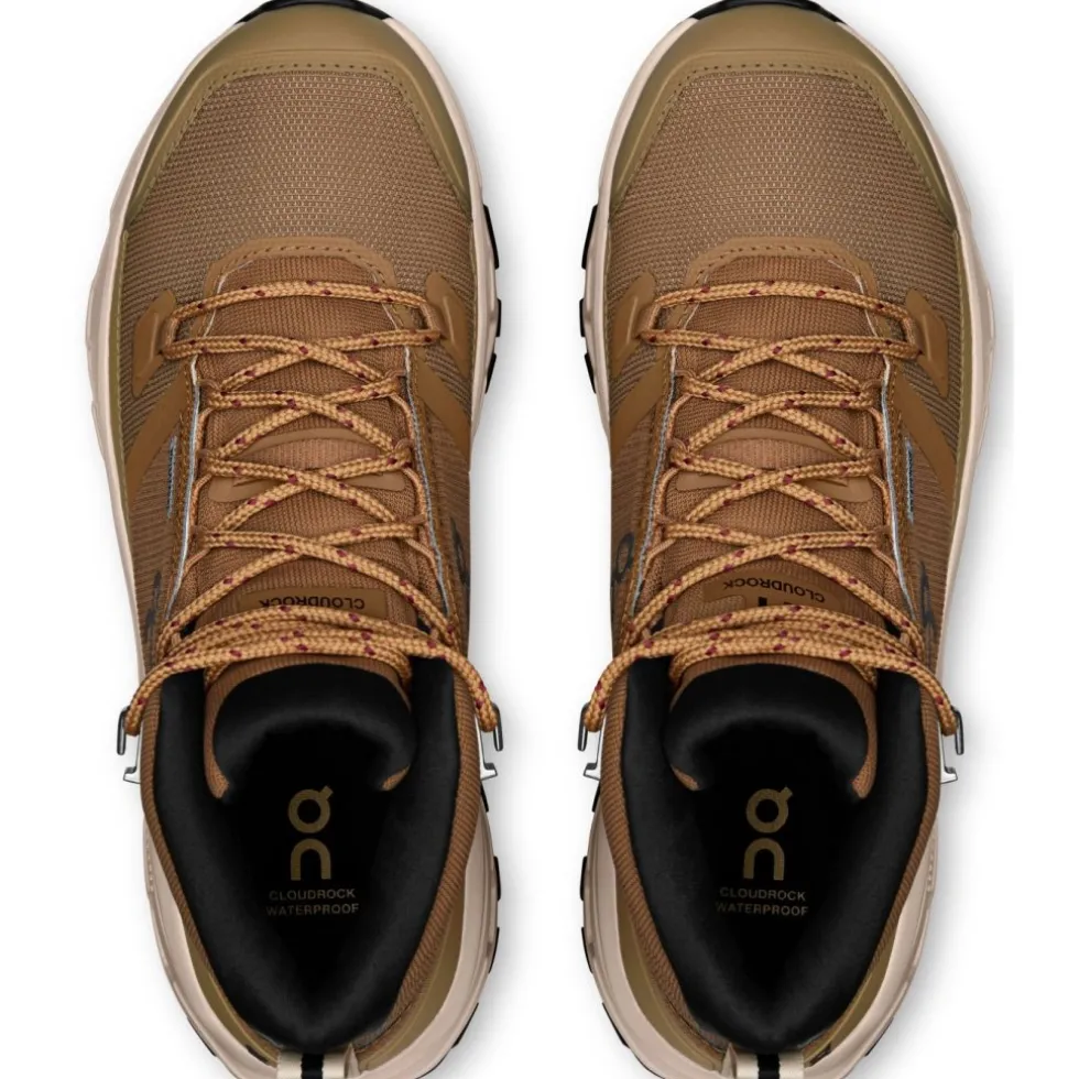 On Cloudrock Mid Waterproof Dames Wandelboots - Sphinx | Sand