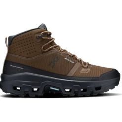 On Cloudrock Mid Waterproof Heren Wandelboots - Earth | Black