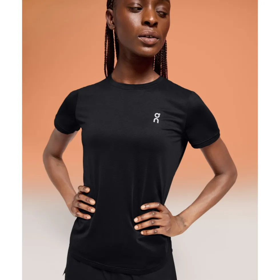 On Core-T Hardloopshirt Dames - Zwart