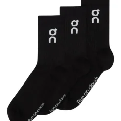 On Logo High Sokken Lang Unisex - 3-Pack - Zwart