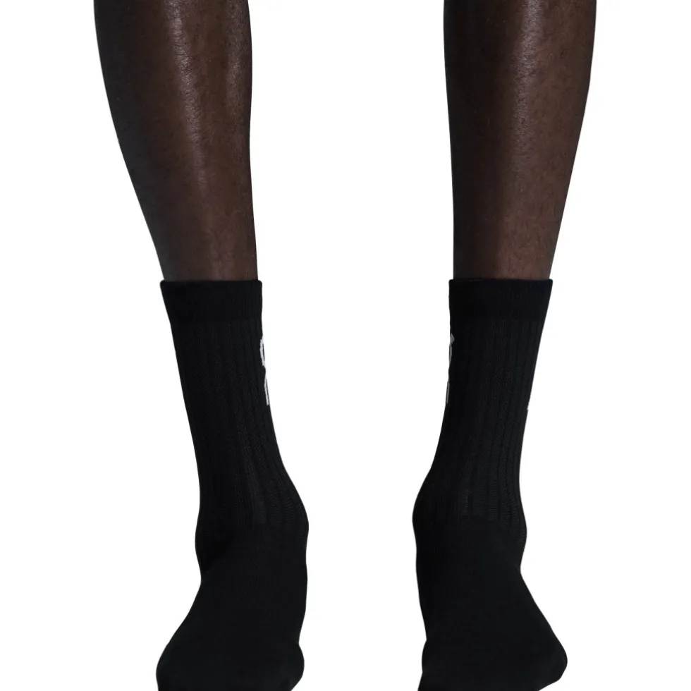 On Logo High Sokken Lang Unisex - 3-Pack - Zwart