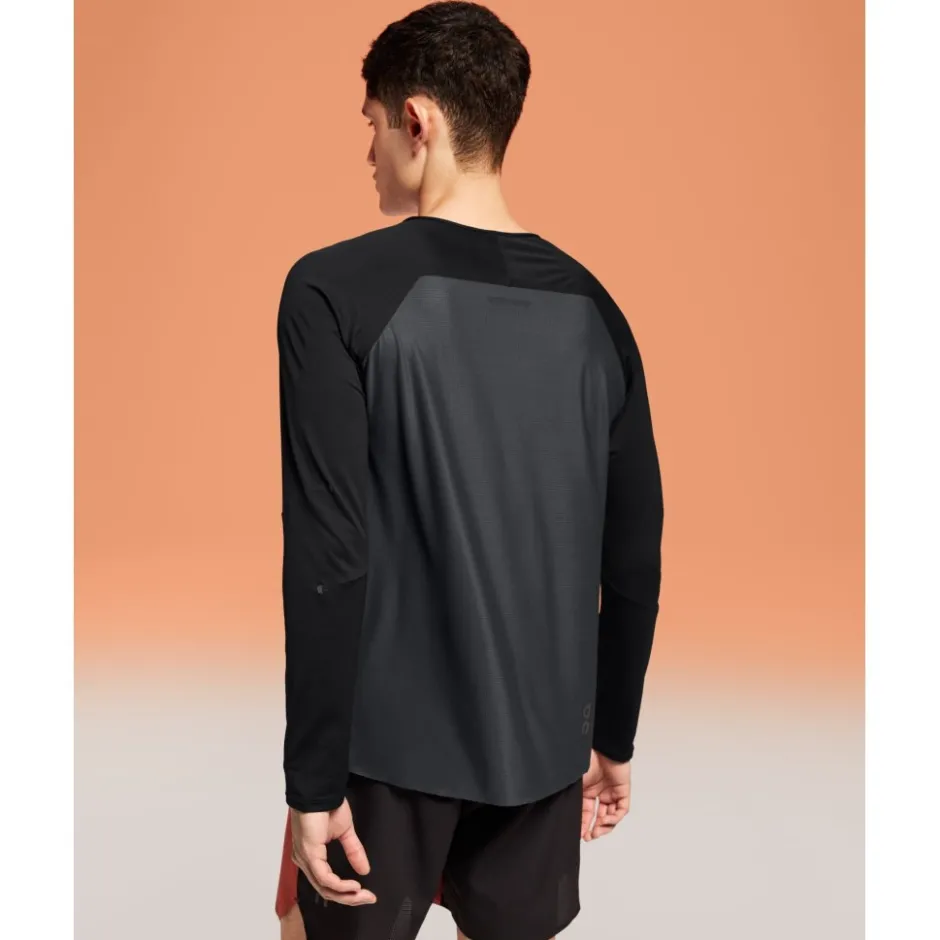 T-Shirts En Tops|T-Shirts & Tops < On Running On Performance Long-T Shirt met Lange Mouwen Heren - Black | Eclipse