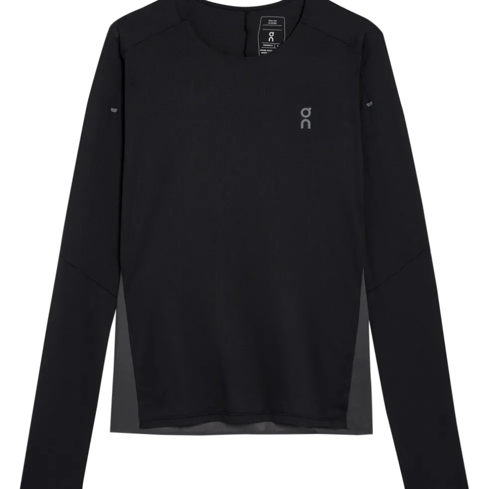 On Performance Long-T Shirt met Lange Mouwen Dames - Black | Eclipse