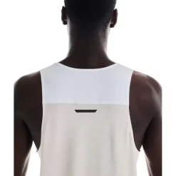 On Performance Tank Tanktop Heren - Wit | Zilver