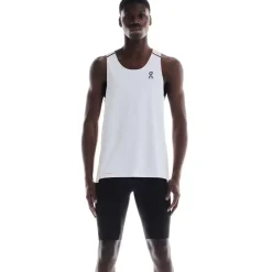 On Performance Tank Tanktop Heren - Wit | Zilver