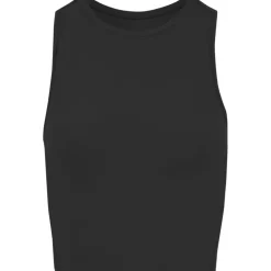On Studio Crop Fitness top dames - Zwart