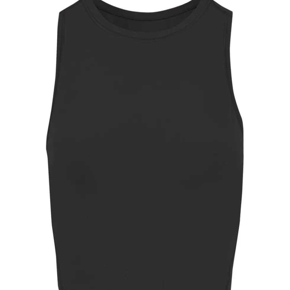 On Studio Crop Fitness top dames - Zwart