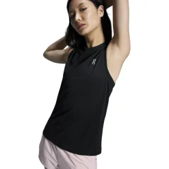 On Train Tank - Dames Tanktop - Zwart