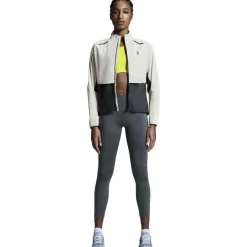 On Weather Hardloopjack Dames - Silver | Eclipse