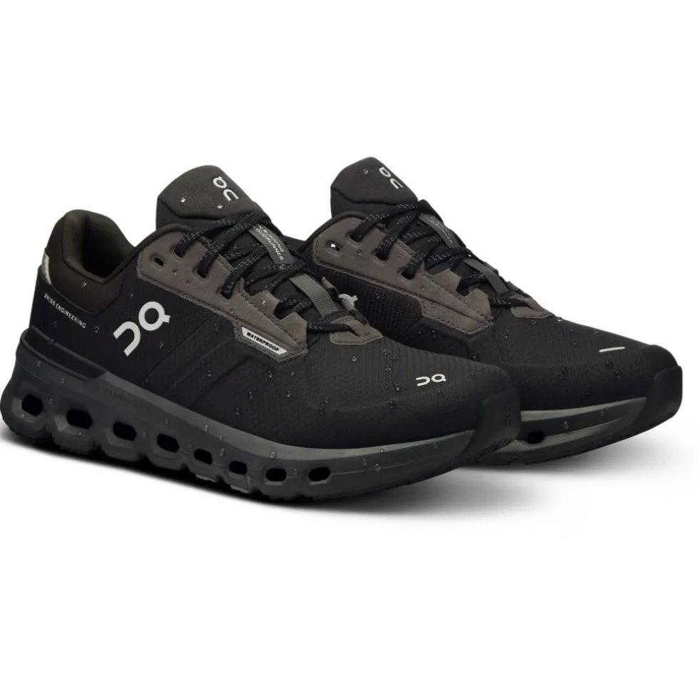 On Cloudrunner 2 Waterproof Hardloopschoenen Dames - Magnet | Black