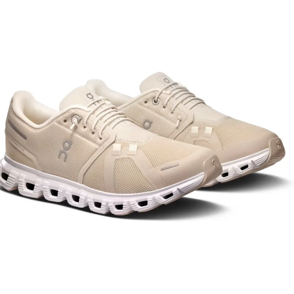On Cloud 6 Schoenen Dames - Pearl | White