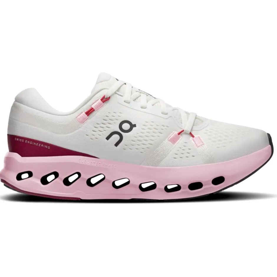 Hardloopschoenen Dames|Schoenen < On Running On Cloudsurfer 2 Dames Hardloopschoenen - Ivory | Peony