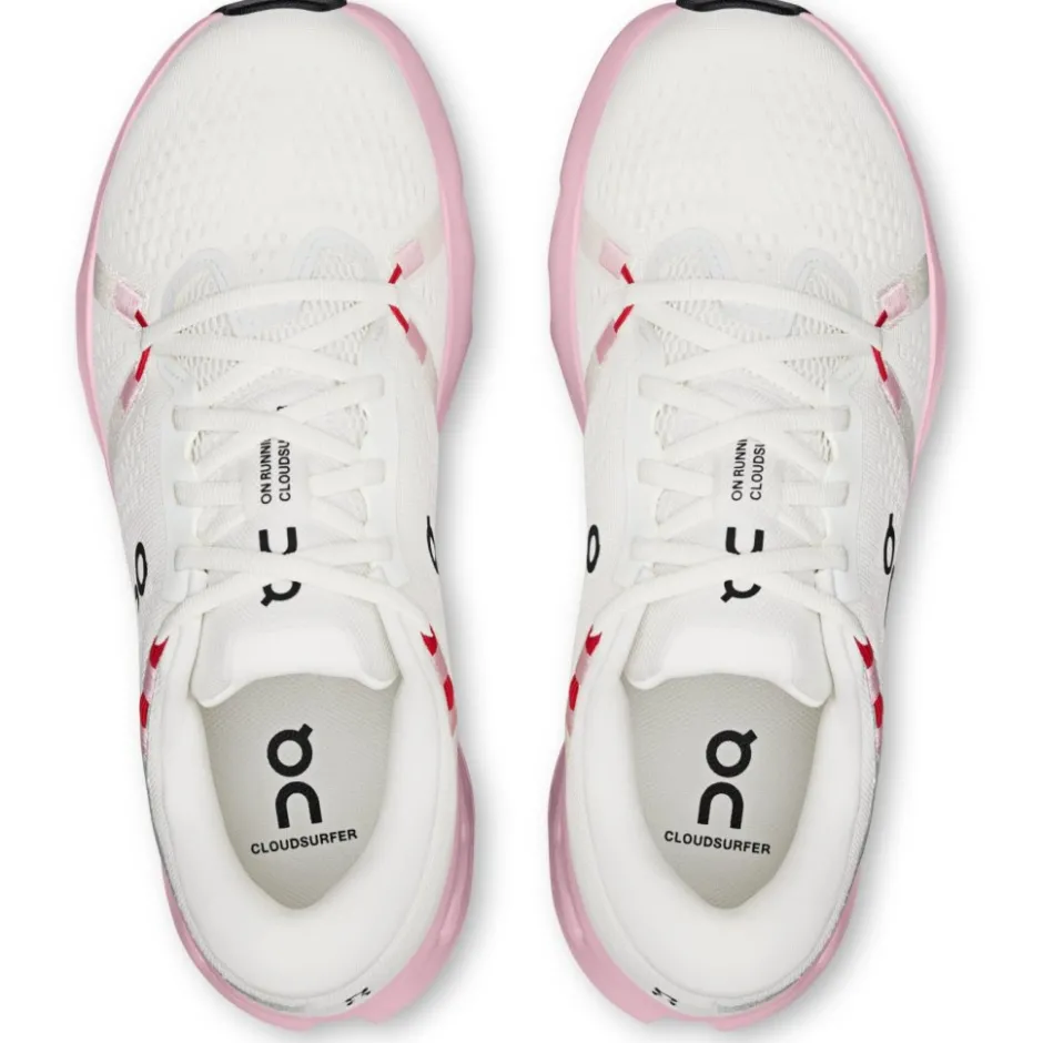 Hardloopschoenen Dames|Schoenen < On Running On Cloudsurfer 2 Dames Hardloopschoenen - Ivory | Peony