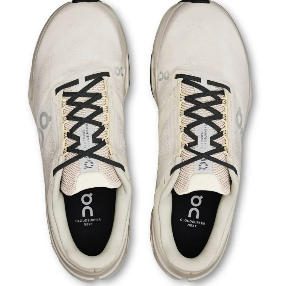 On Cloudsurfer Next Heren Hardloopschoenen - Ivory | Silver