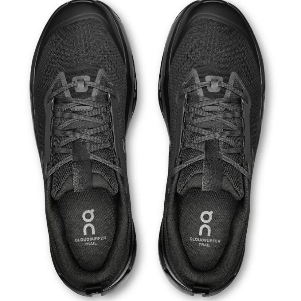 On Cloudsurfer 2 Trail Running Schoenen Heren - Black | Eclipse