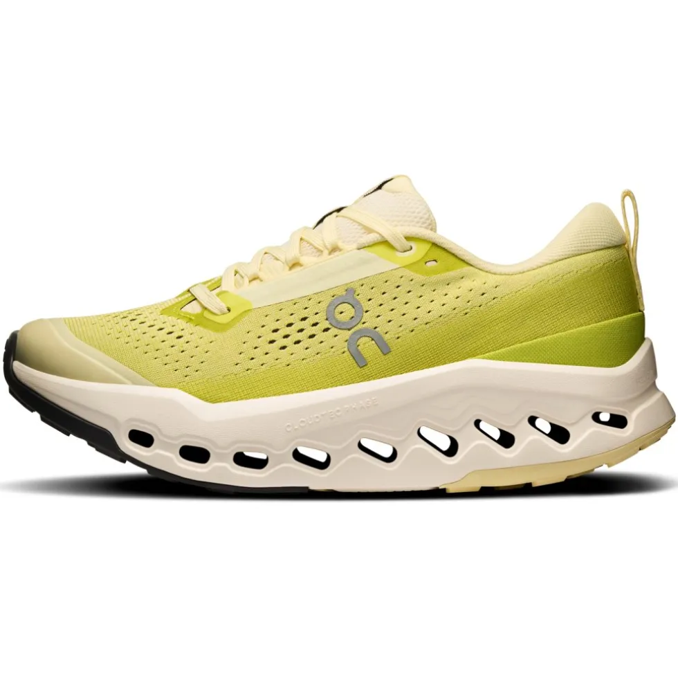 On Cloudsurfer 2 Trail Running Schoenen Dames - Ivory | Lime