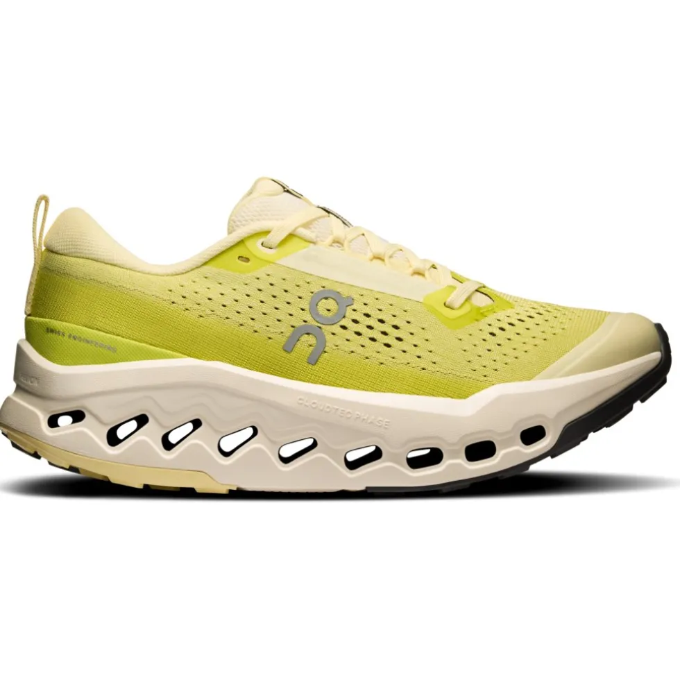 On Cloudsurfer 2 Trail Running Schoenen Dames - Ivory | Lime