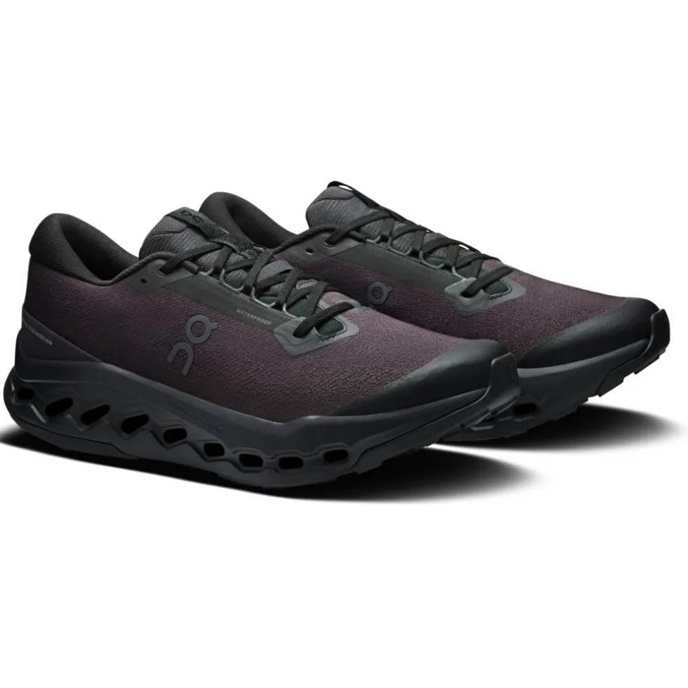On Cloudsurfer 2 Waterproof Trail Running Schoenen Heren - Zwart | Zwart