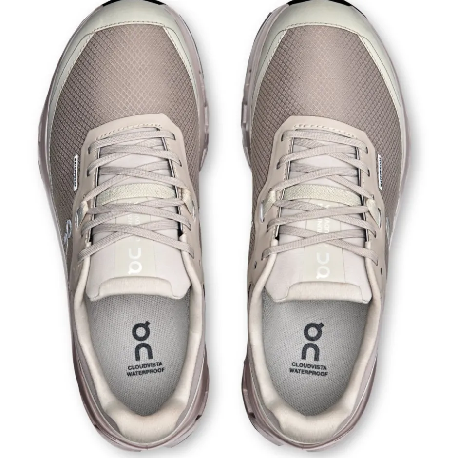 Hardloopschoenen Dames|Schoenen < On Cloudvista 2 Waterproof - Dames Trail Hardloopschoenen - Fog | Cinder