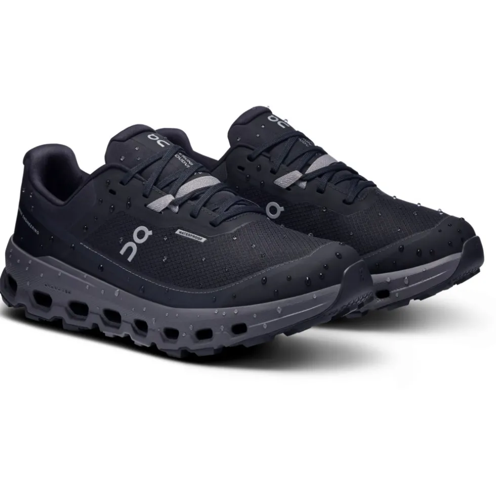 On Cloudvista 2 Waterproof - Dames Trail Hardloopschoenen - Black | Eclipse