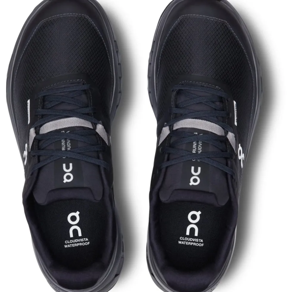 On Cloudvista 2 Waterproof - Dames Trail Hardloopschoenen - Black | Eclipse