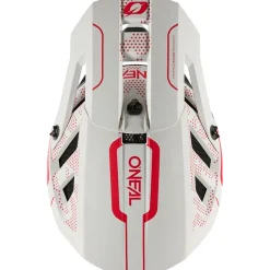 O'Neal Blade Polyacrylite Helm - STRIKE V.25 wit/rood