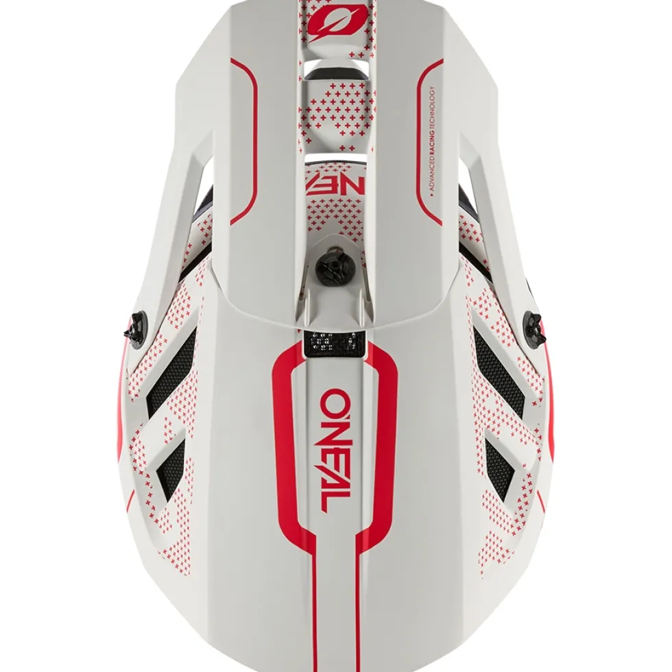 O'Neal Blade Polyacrylite Helm - STRIKE V.25 wit/rood