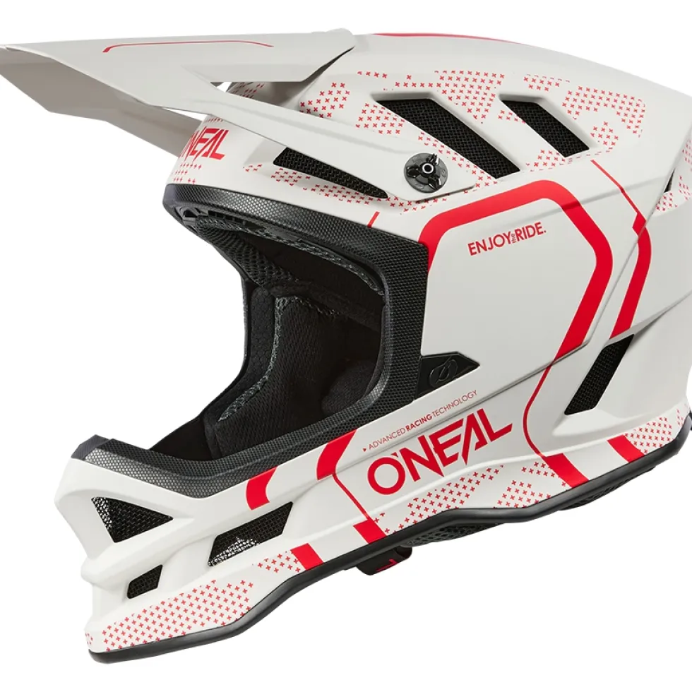 O'Neal Blade Polyacrylite Helm - STRIKE V.25 wit/rood