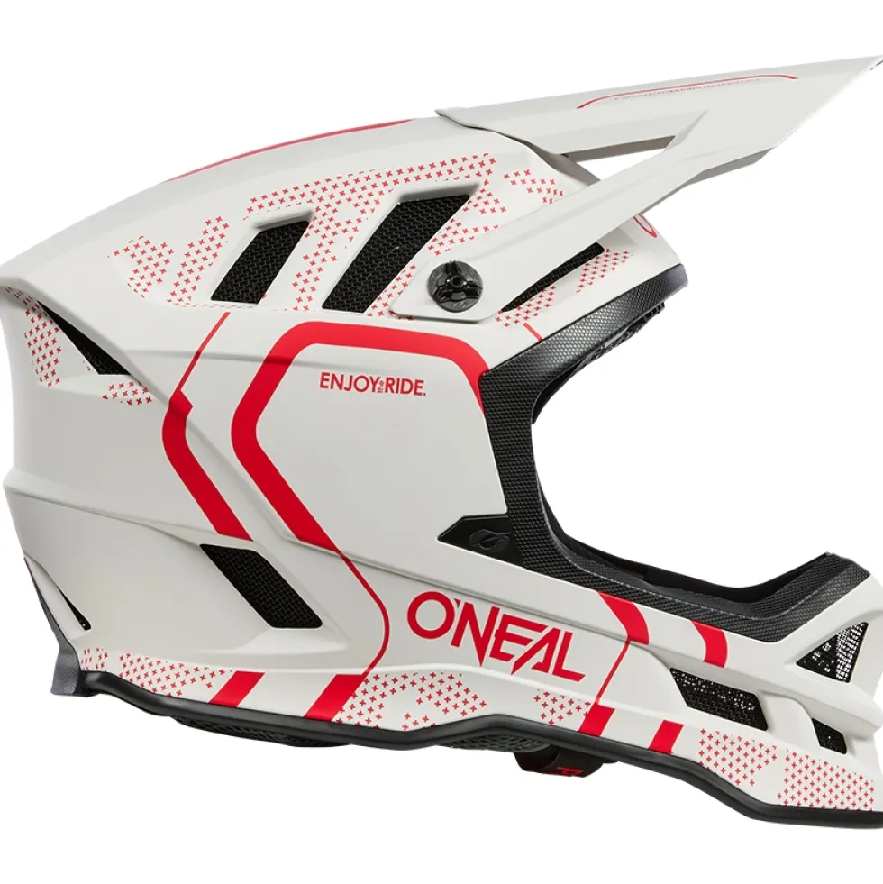 O'Neal Blade Polyacrylite Helm - STRIKE V.25 wit/rood