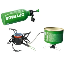 Optimus Polaris Optifuel Koker met Brandstoffles (Gas) 0.4 L - groen