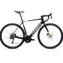 Orbea GAIN M30i - 105 Di2 - Elektrische racefiets - 2026 - Fantasy Purple Carbon (gloss) - Orange Cloud (matt)
