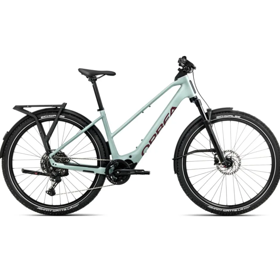 Elektrische Fietsen|Urban E-Bikes < Orbea KEEN ADV 20 ID - Vrouwen elektriche city e-bike - 2026 - Blue tone (att) - Burgundy (glo)