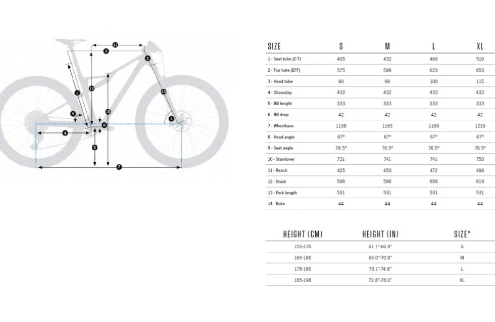 Orbea OIZ M10 - Carbon Mountainbike - 2026 - Diamond Carbon View (matt/gloss)