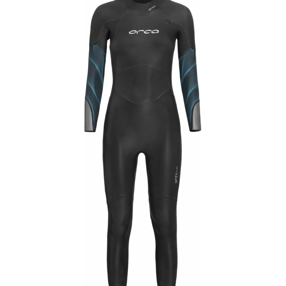 Orca Apex Flex Triatlon Wetsuit Dames - black/blue flex