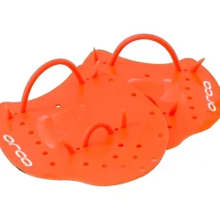 Zwemhulpmiddelen < Orca Flat Zwempaddles - high vis orange