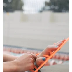 Zwemhulpmiddelen < Orca Flat Zwempaddles - high vis orange
