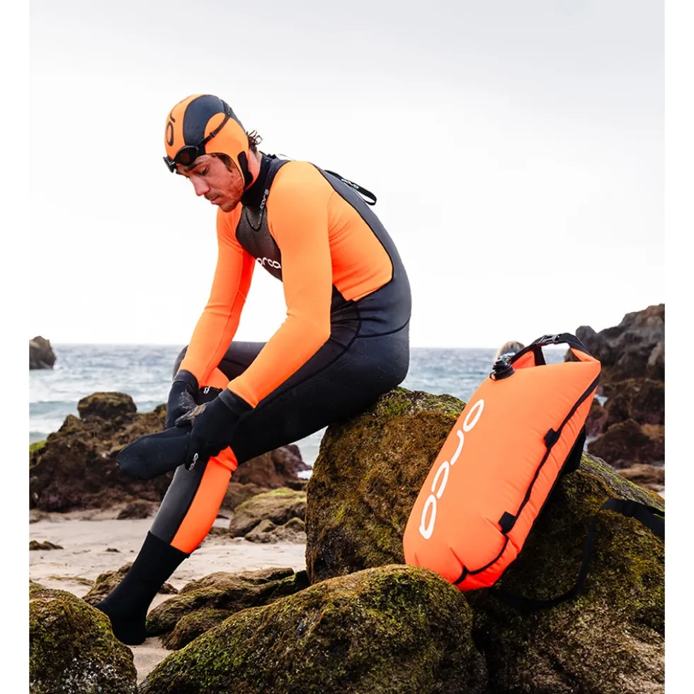Orca Hi Vis Neopreen Badmuts - high vis orange
