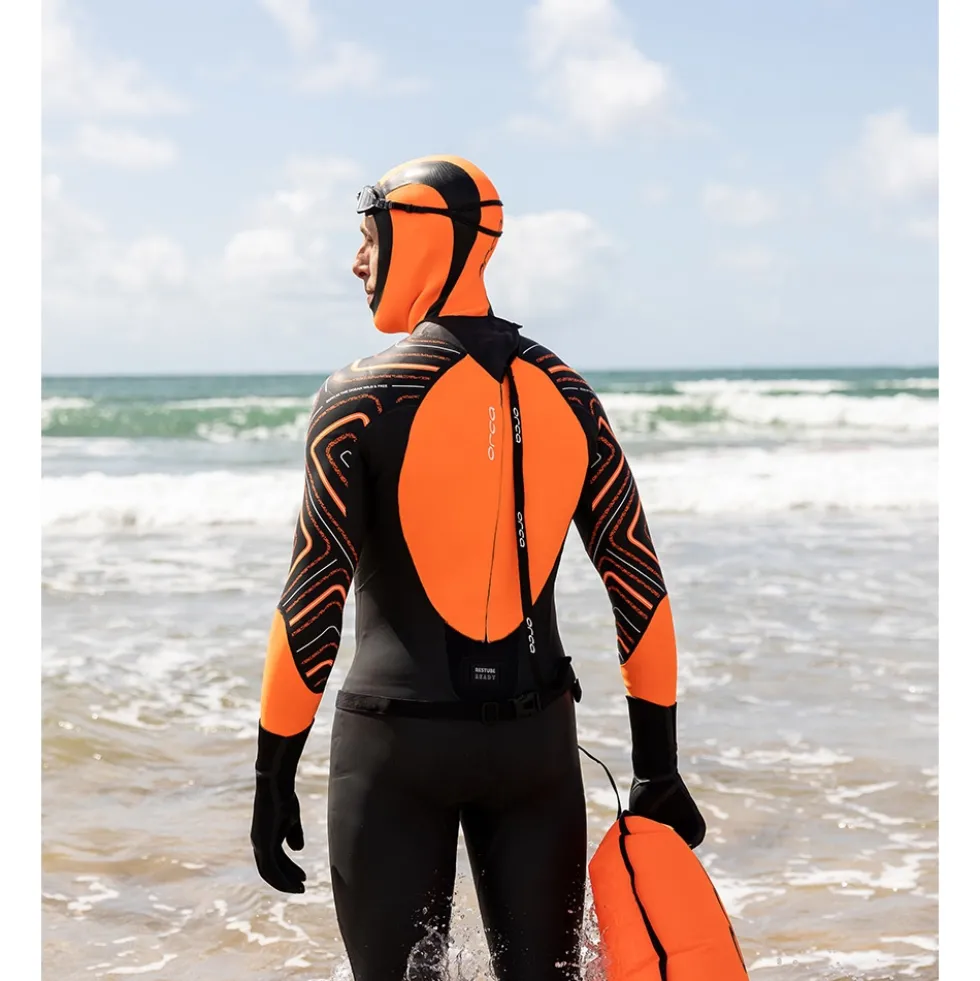 Orca Openwater Hi Vis Neopreen Badmuts - high vis orange NA41