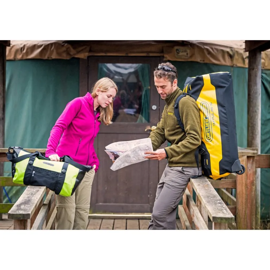 Reistassen & Sporttassen|Reistassen & Sporttassen < ORTLIEB Duffle RS - Reistas met Wielen - 110L - sun yellow