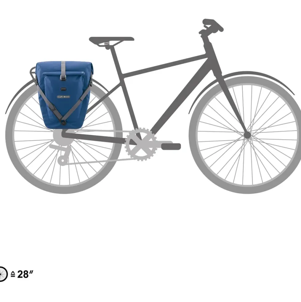 ORTLIEB Back-Roller Plus - QL2.2 Fietstas - 20+3L - denim