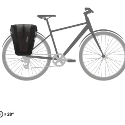 Bagagedragertassen < ORTLIEB Back-Roller XL Plus - QL2.2 Fietstas (Paar) - 35L - granite-black