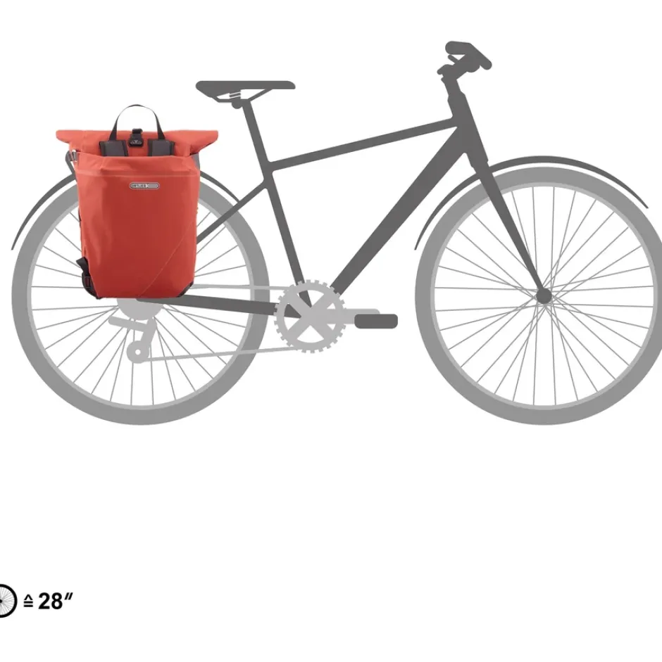 Bagagedragertassen < ORTLIEB Bagagetas / Rugzak QL2.2 - 26L - dark chili