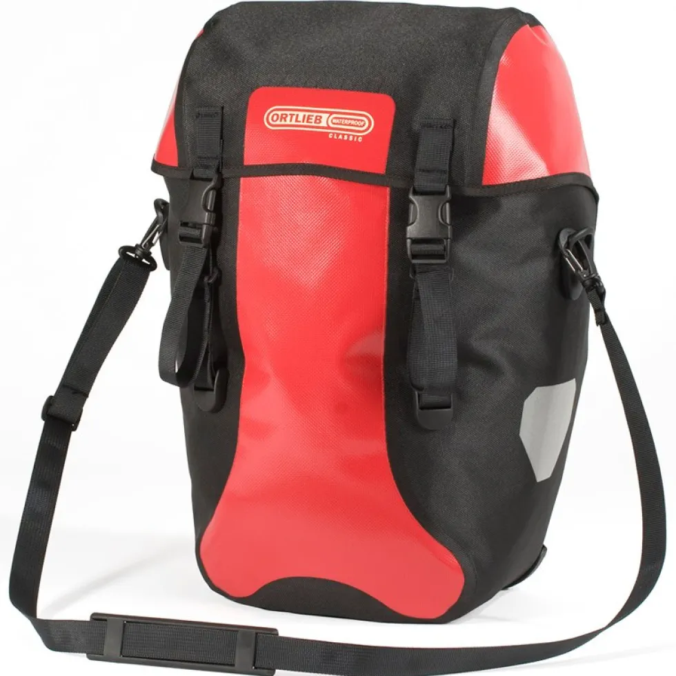 ORTLIEB Bike-Packer Classic - QL2.1 Bagagetas (Paar) - 2x20L - rood-zwart