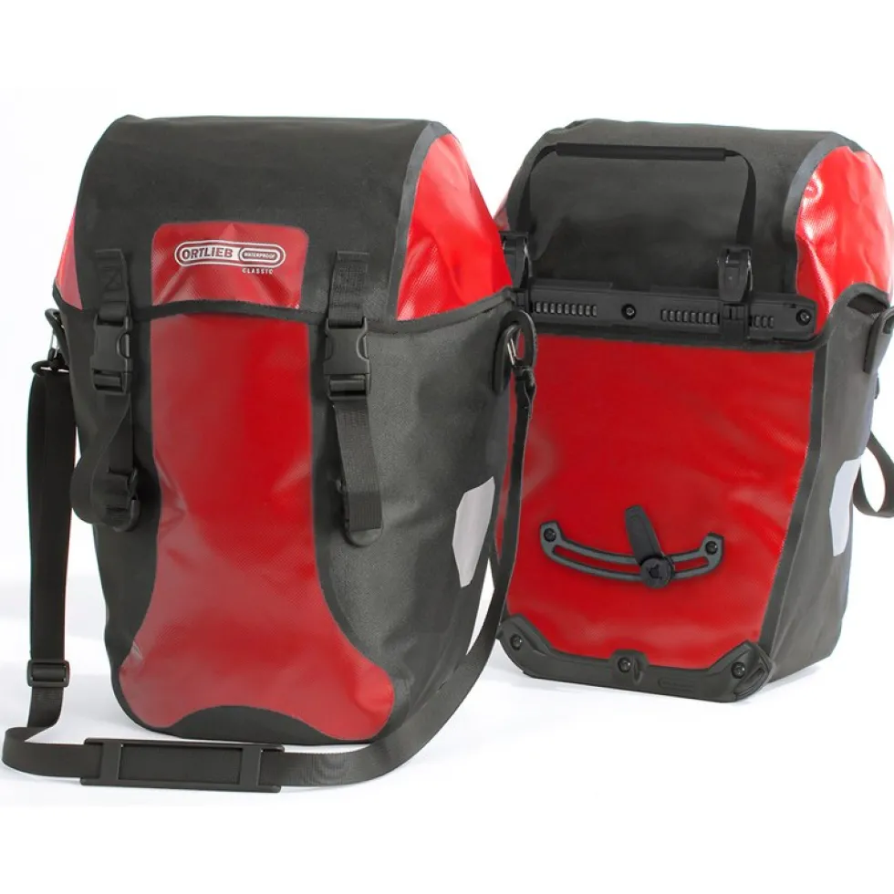 ORTLIEB Bike-Packer Classic - QL2.1 Bagagetas (Paar) - 2x20L - rood-zwart