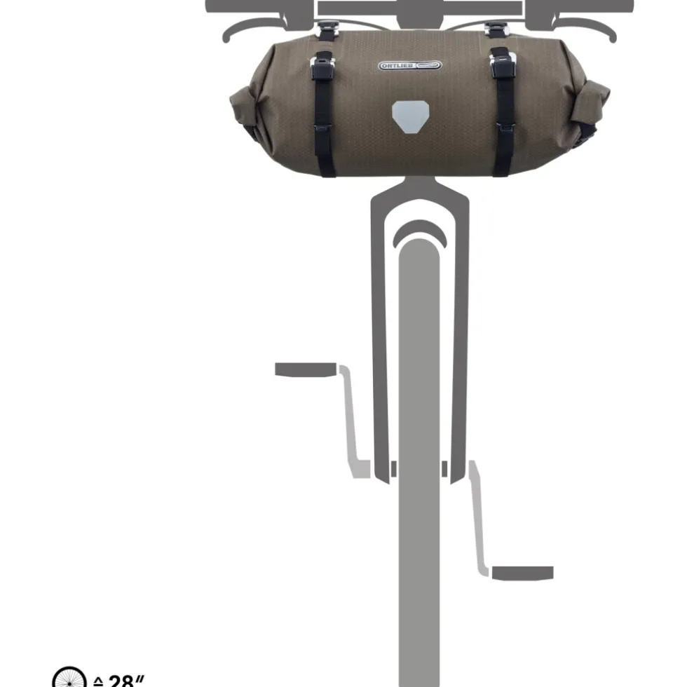 ORTLIEB Flex Stuurtas - 9L - dark sand