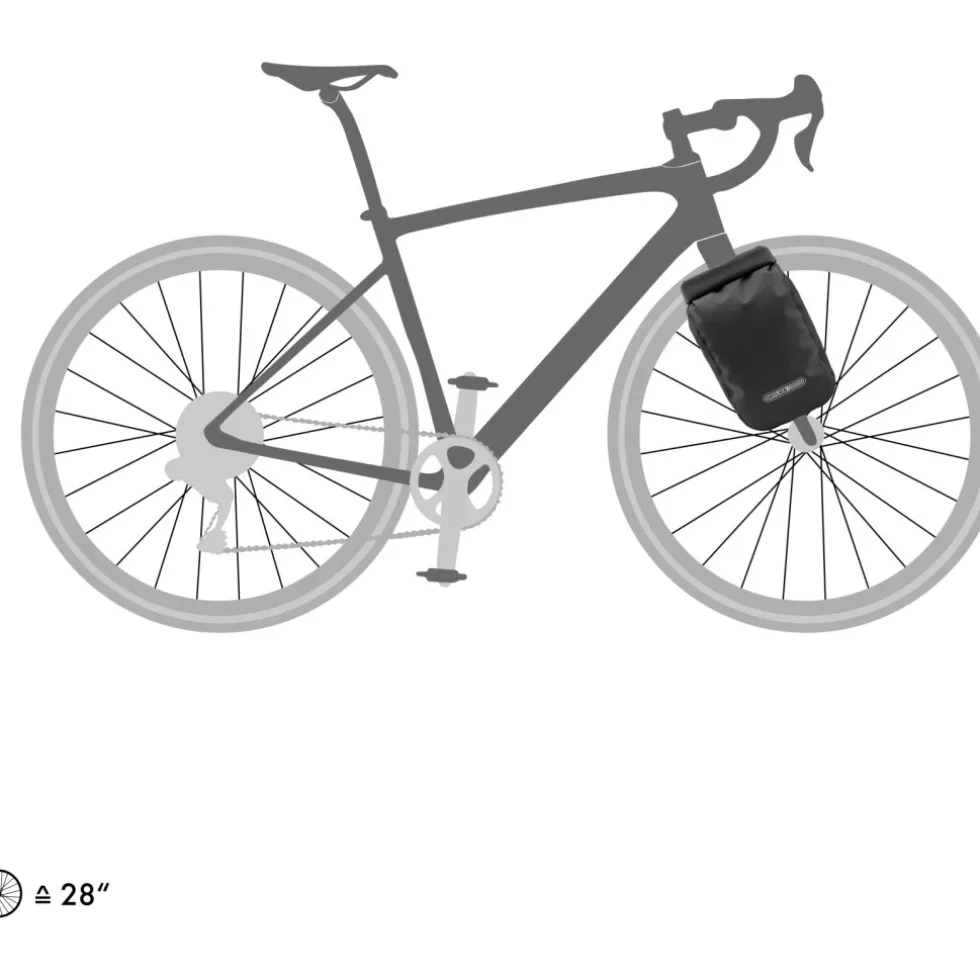 ORTLIEB Fork-Pack Plus Vorktas - 5.8L - zwart