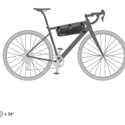 ORTLIEB Frame-Pack RC Toptube Frametas - 3L - zwart mat