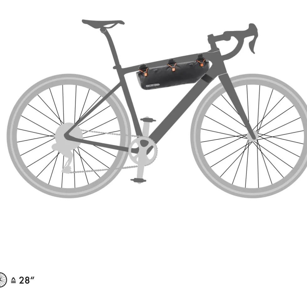 ORTLIEB Frame-Pack RC Toptube Frametas - 3L - zwart mat