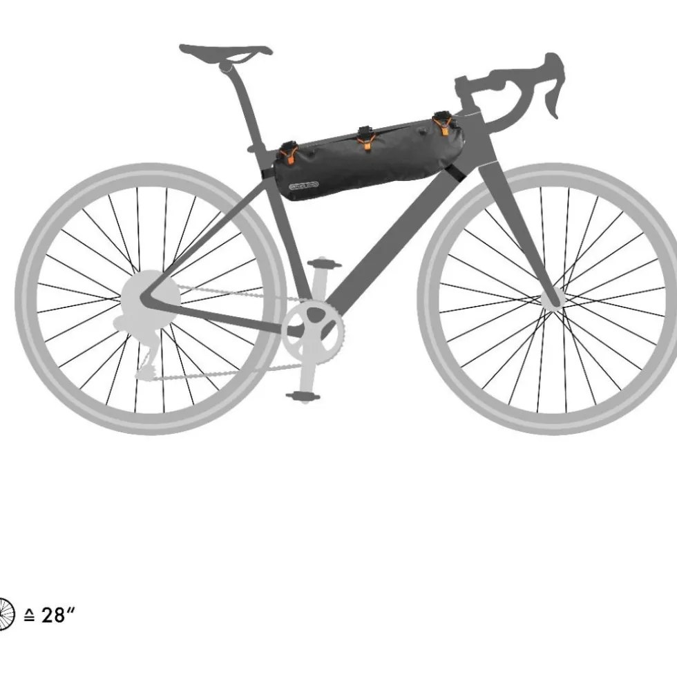ORTLIEB Frame-Pack RC Toptube Frametas - 4 L - zwart mat