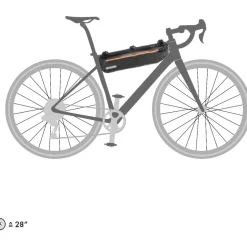 ORTLIEB Frame-Pack Toptube Frametas - 4L - zwart mat